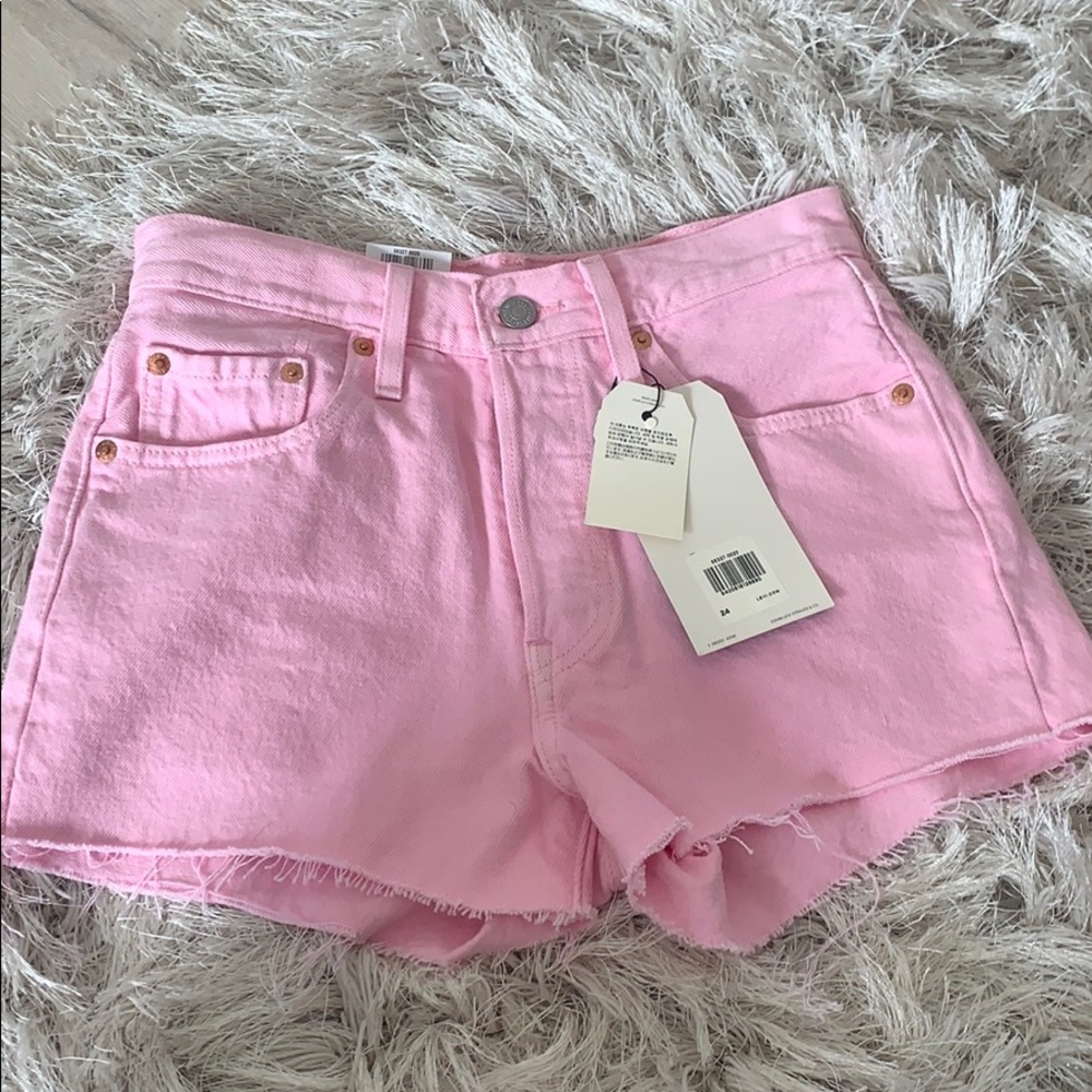 Brand new levis 501 high rise shorts